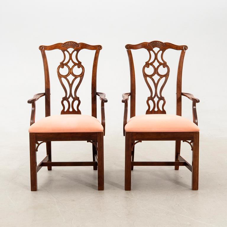 Dining set, 9 pieces, Thomasville USA, late 20th century.