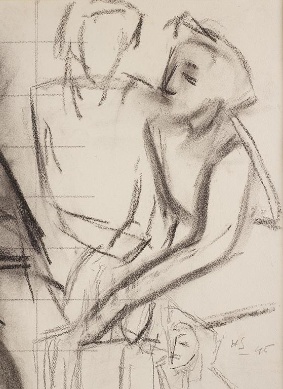 Helene Schjerfbeck, "Vännerna".