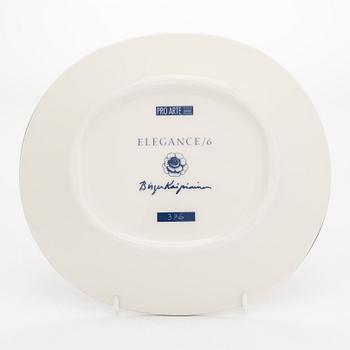 Birger Kaipiainen, vati, posliini, "Elegance/6", numeroitu 504. Pro Arte, Arabia.