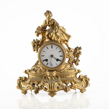 A mantle clock, second half of the 19th Century.