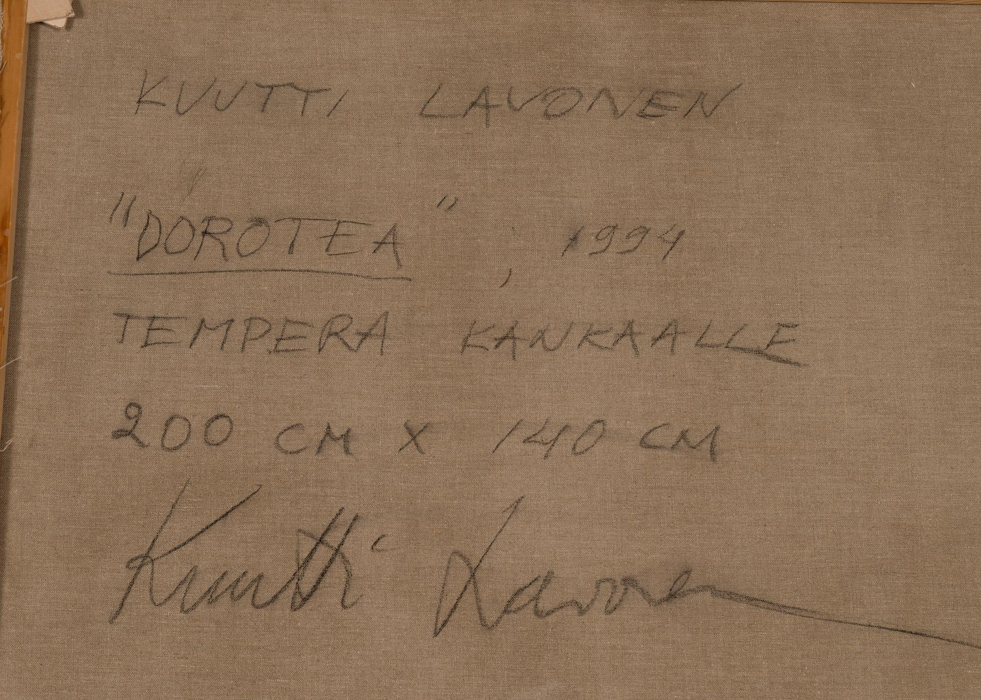KUUTTI LAVONEN, "DOROTEA".