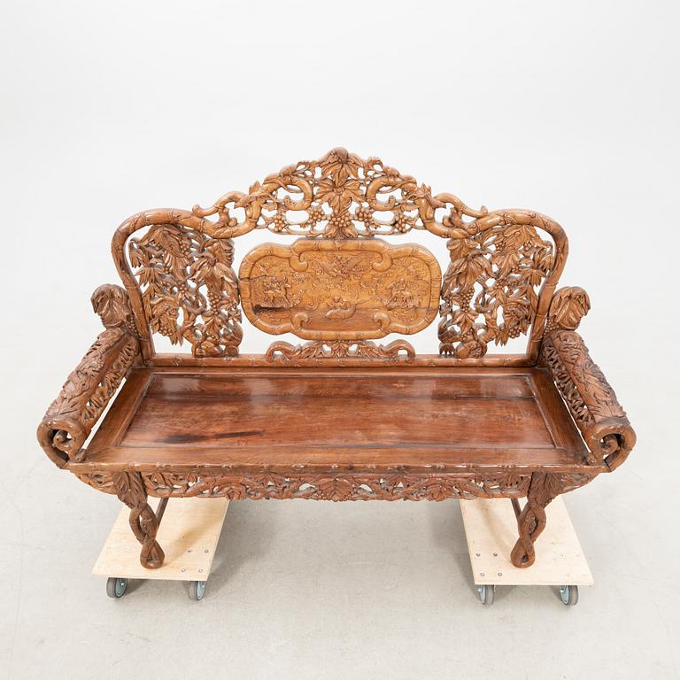 Soffa, hardwood, Kina, 1900-talets första hälft.