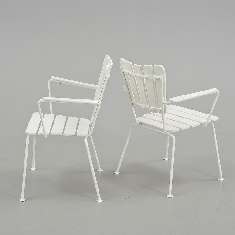 TRÄDGÅRDSGRUPP, tre delar, 1900-tal.