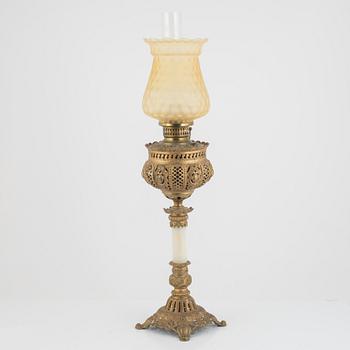 A karosene lamp, porssibly germany, late 19th century.