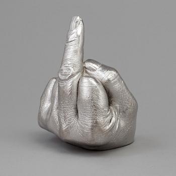 AI WEIWEI, sculpture "Artist's Hand", edition of 1000 from 2017, signed.