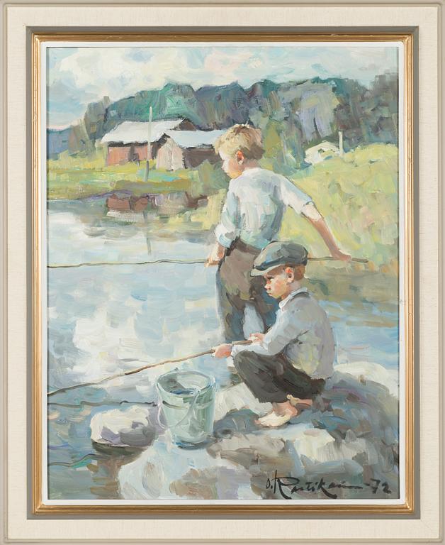 Orvo Raatikainen, olja på duk, signerad och daterad -72.