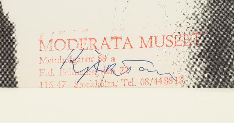 Kjartan Slettemark, offset, signed.
