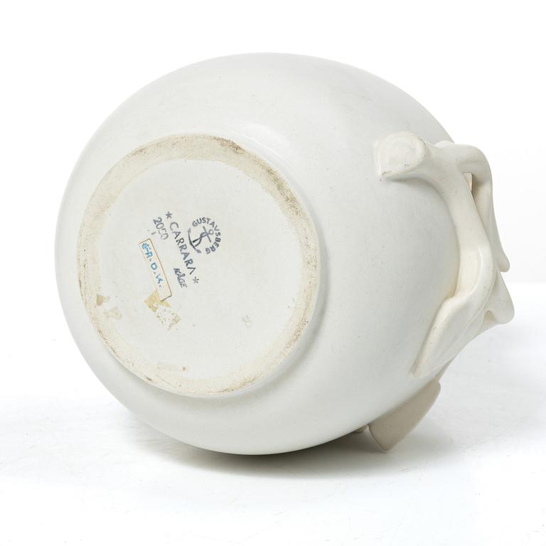 Wilhelm Kåge, Vase, "Carrara", ceramic, Gustavsberg 1930s-40s.