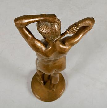 Nils Möllerberg, "Flicka som kammar sig" (= Woman combing her hair).