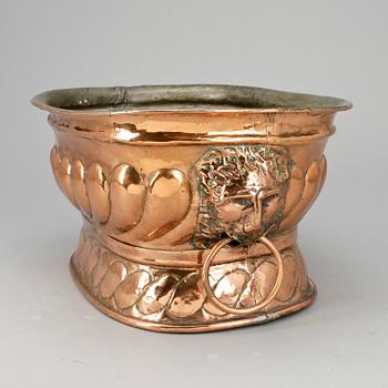 VINKYLARE, koppar, barockstil, 1800/1900-tal.