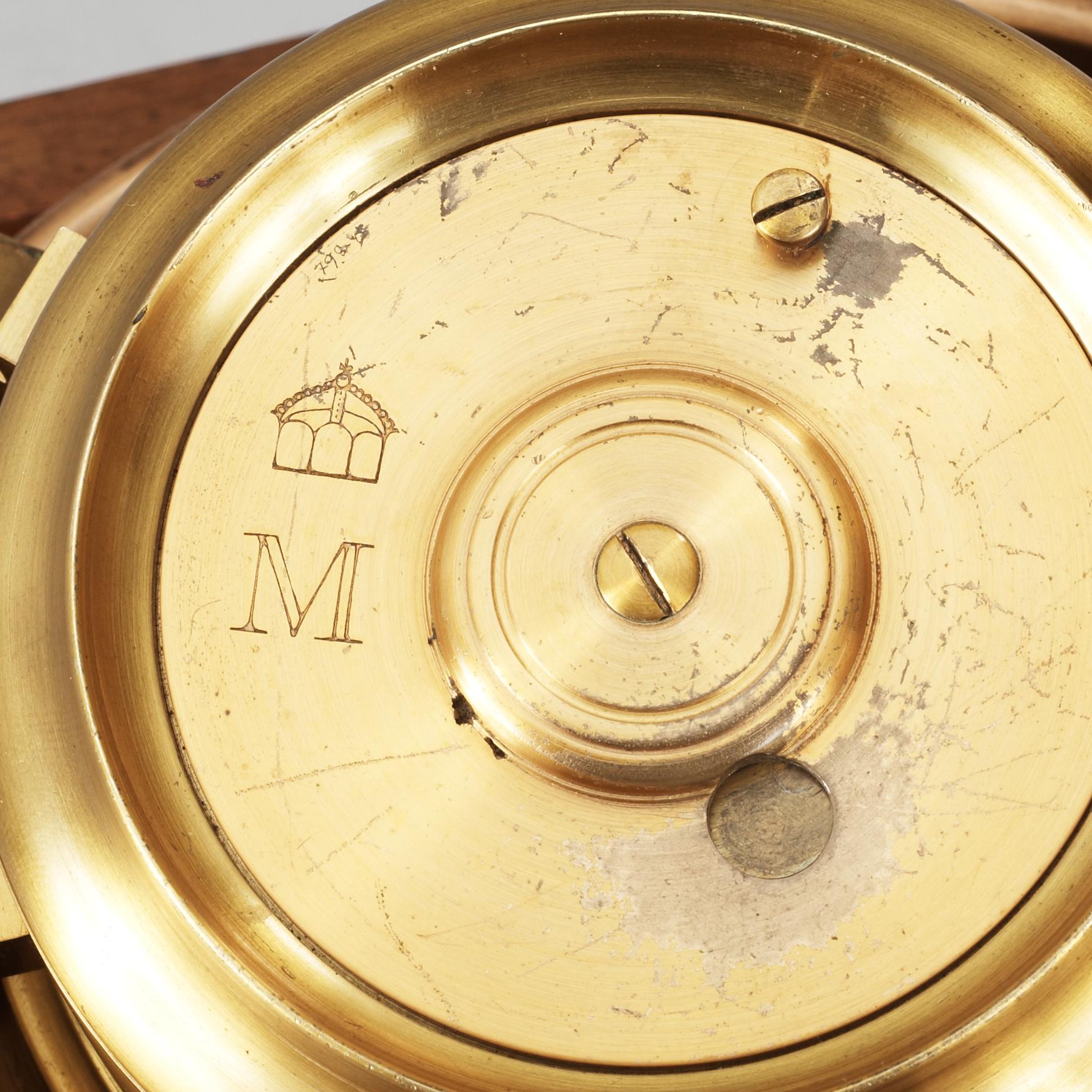 A circa 1900 two-day marine chronometer marked H. R. Ekegren and Conrad Wiegand.