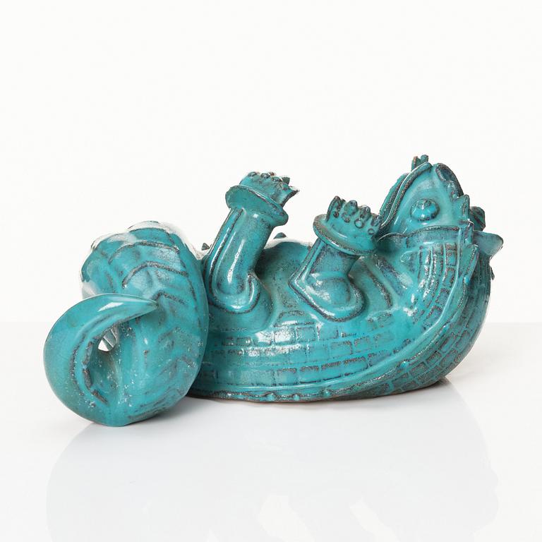 Wilhelm Kåge, a stoneware sculpture of a dragon, Gustavsberg, Sweden 1938.