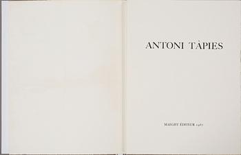ANTONI TÀPIES, "Derriere le miroir", innehållande 9 färglitografier, signerad och numrerad 114/150.