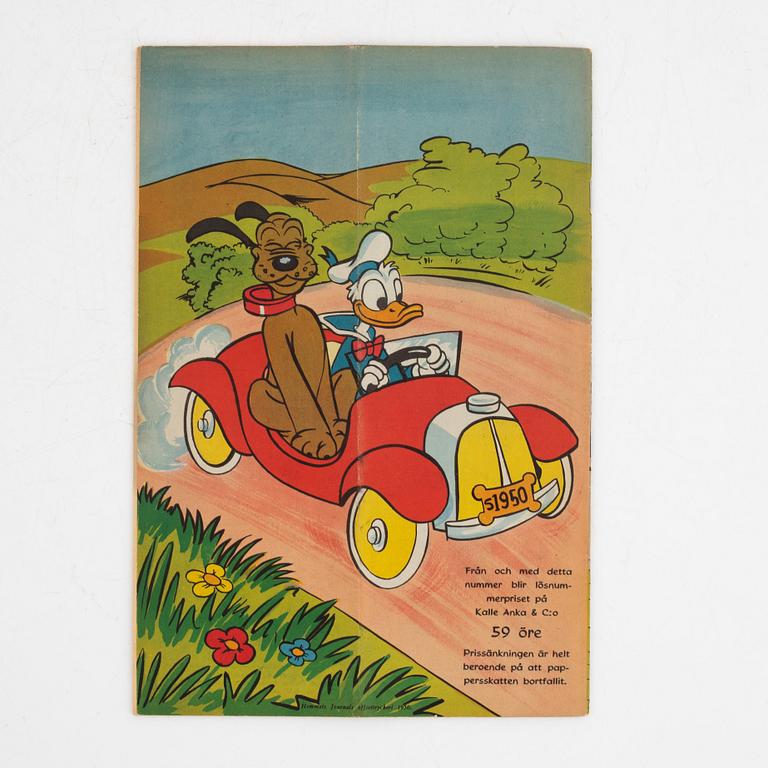 Serietidning, "Kalle Anka & Co" Nr 9, 1950.