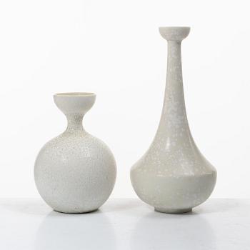 Rörstrand, two vases, Gunnar Nylund and Carl-Harry Stålhane.