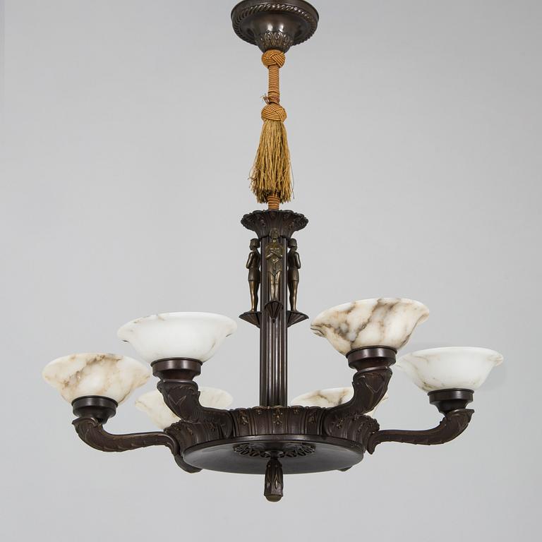 A 1930s ceiling lamp.