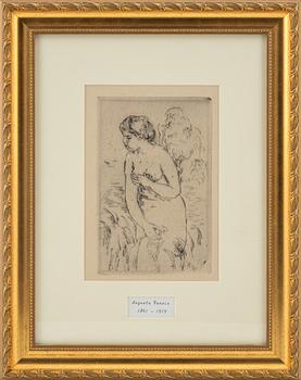 Pierre-Auguste Renoir, etching. Not signed.