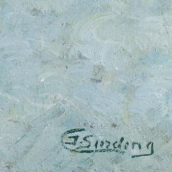 JENS SINDING CHRISTENSEN, olja på duk, signerad.