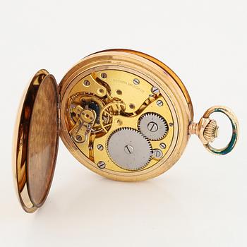 Record Watch Co, pocketwatch, 51 mm, hunter.