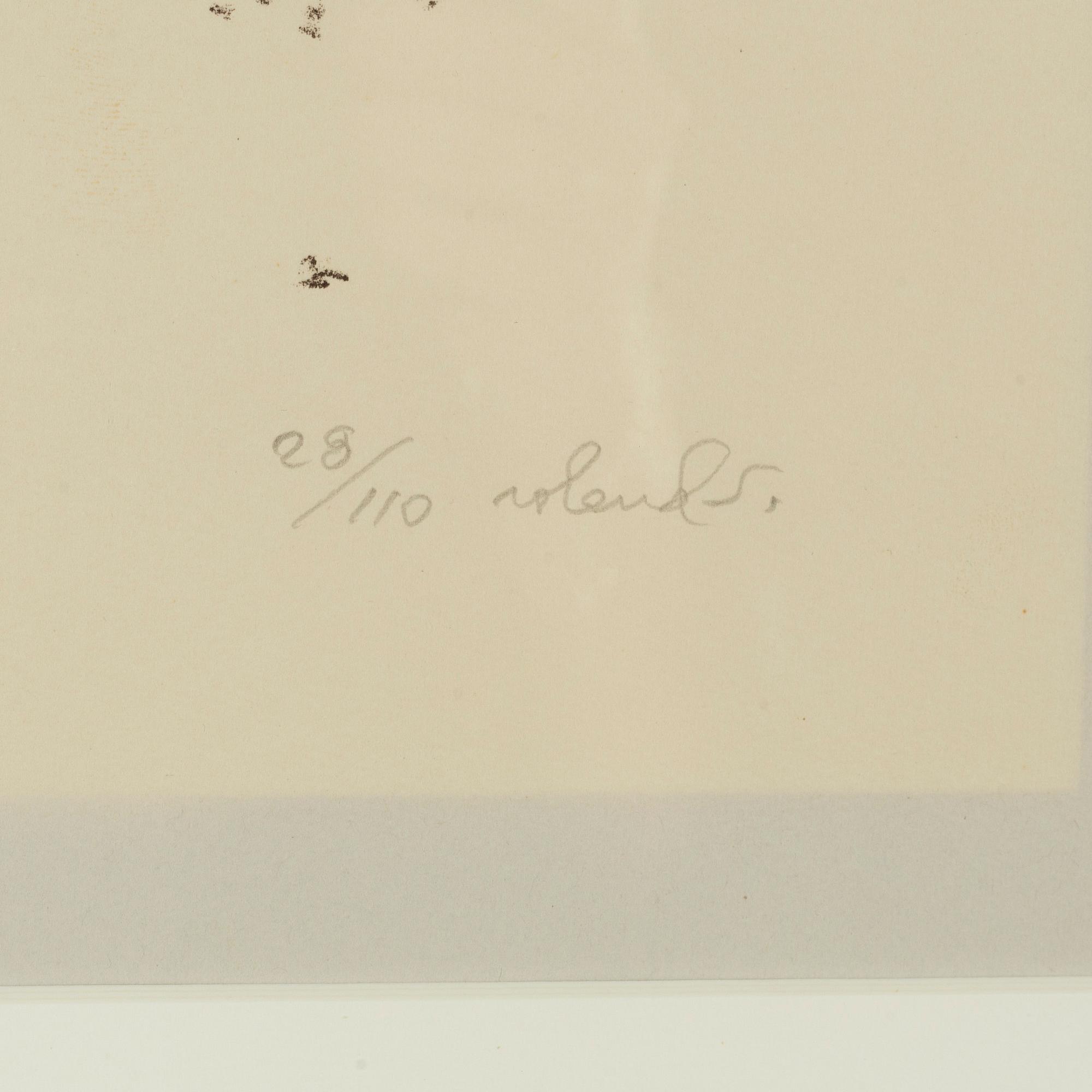 Roland Svensson, 3 färglitografier, signerade och 2 numrerade.