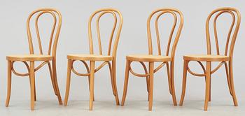 STOLAR, 4 st, Thonet-typ, 1900-talets andra hälft.