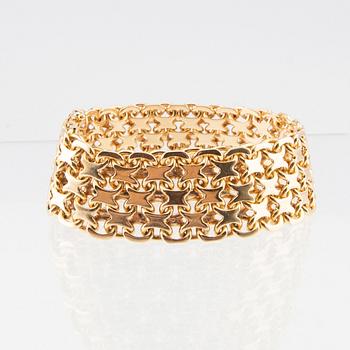 Bracelet x-link 18K gold.