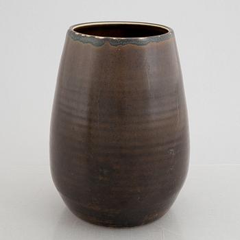 Carl-Harry Stålhane, a unique stoneware vase, Rörstrand 1960.