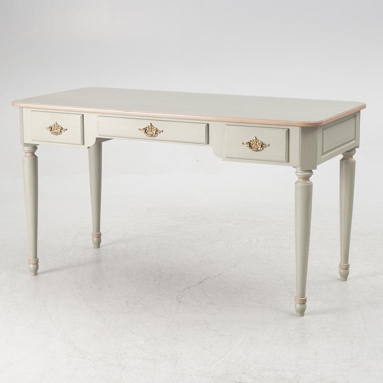 A Gustavian style desk with a chair, Åmells Möbler.