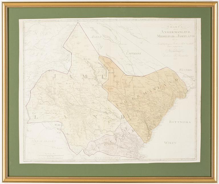 OKÄND KONSTNÄR 1700/1800-TAL. 2 st. Kolorerade kopparstick.