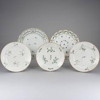 A set of 71 pieces of table wear,  Royal Copenhagen and Barbeaux, Bernardaud B & Co Limoges France.