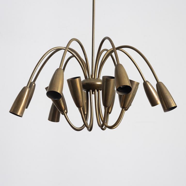 Harald Notini eller Uno Westerberg, a ceiling lamp model "12105", Arvid Böhlmarks Lampfabrik, Stockholm, 1950's.