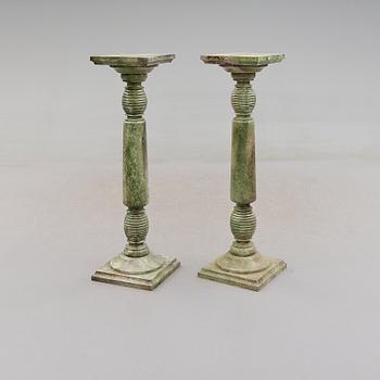 PIEDESTALER, 1 par, 1900-tal.