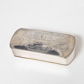 Dosor, 2 st, silver, Sverige 1786 och 1826.