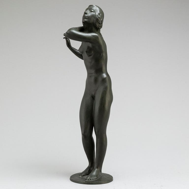 LEO HOLMGREN, Sculpture. Bronze. Signed and dated. Foundry mark. Height 49 cm.