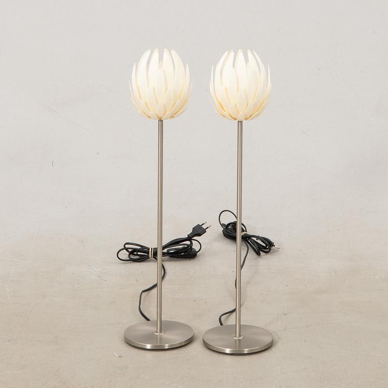 Table lamps a pair "MGX" Materialise 2000s.