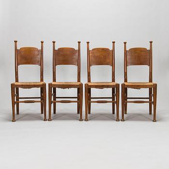 William Birch, Four early 20th century English chairs.