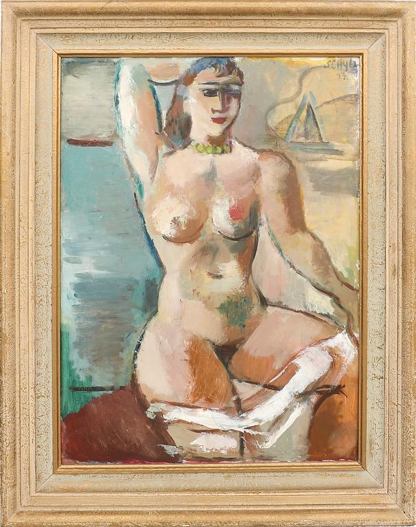 Jules Schyl, Nude Model.