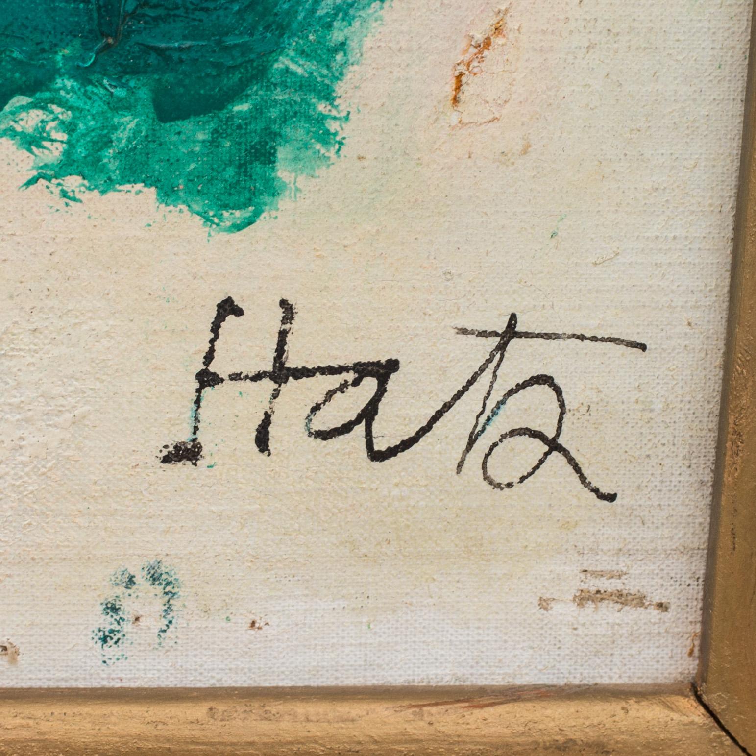 FELIX HATZ, olja på uppfodrad duk, signerad.