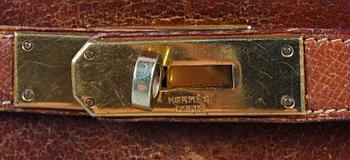 HANDVÄSKA, läder, "Kelly", Hermès Paris, Frankrike.