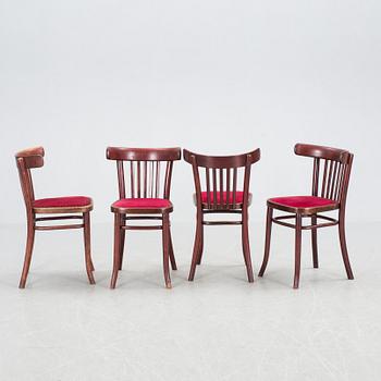 STOLAR, 4 st, Thonet, 1900-talets första hälft.