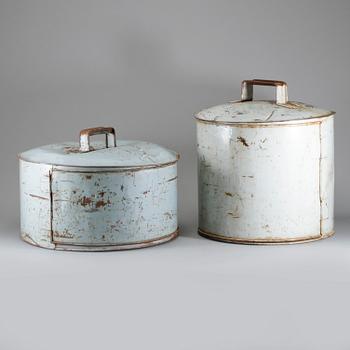 TÅRTLÅDOR, 2 st, 1900-tal.