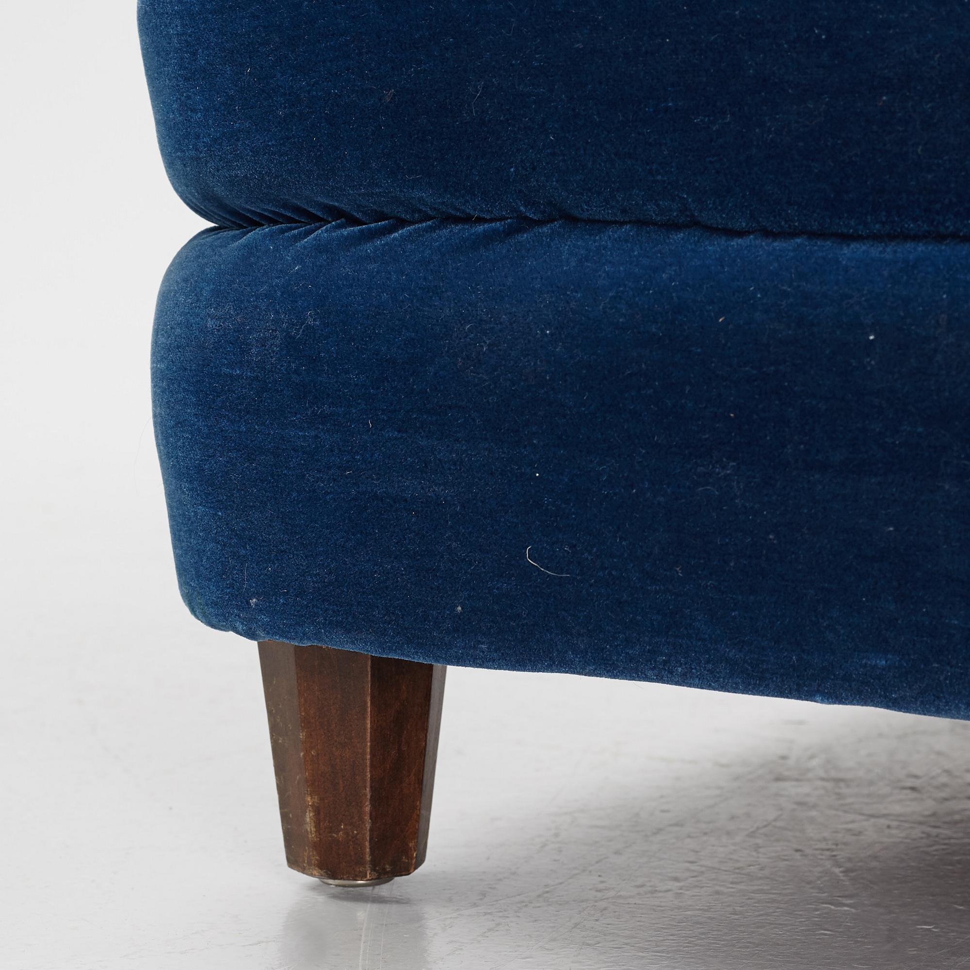 Josef Frank, a model 336 lounge chair for Firma Svenskt Tenn.