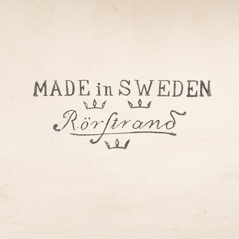 Pot on pedestal, Jugend, Rörstrand, early 20th century.