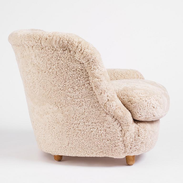 Carl Malmsten, a "Redet" armchair, Sweden mid-20th century.