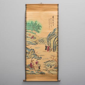 A Chinese 20th century hanging scroll.