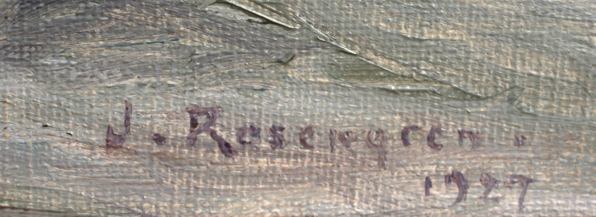 JEAN ROSENGREN, olja på duk, sign o dat 1929.