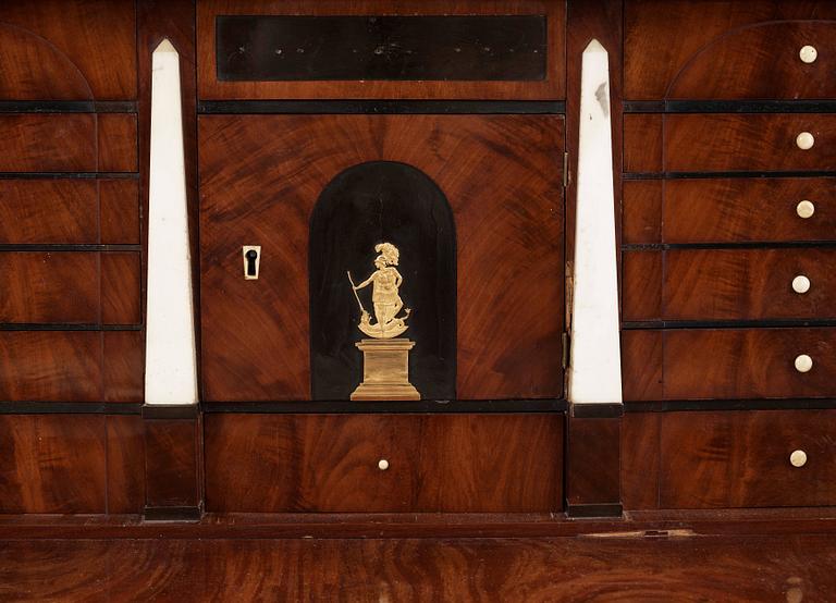 A Swedish Empire 19th century secretaire.
