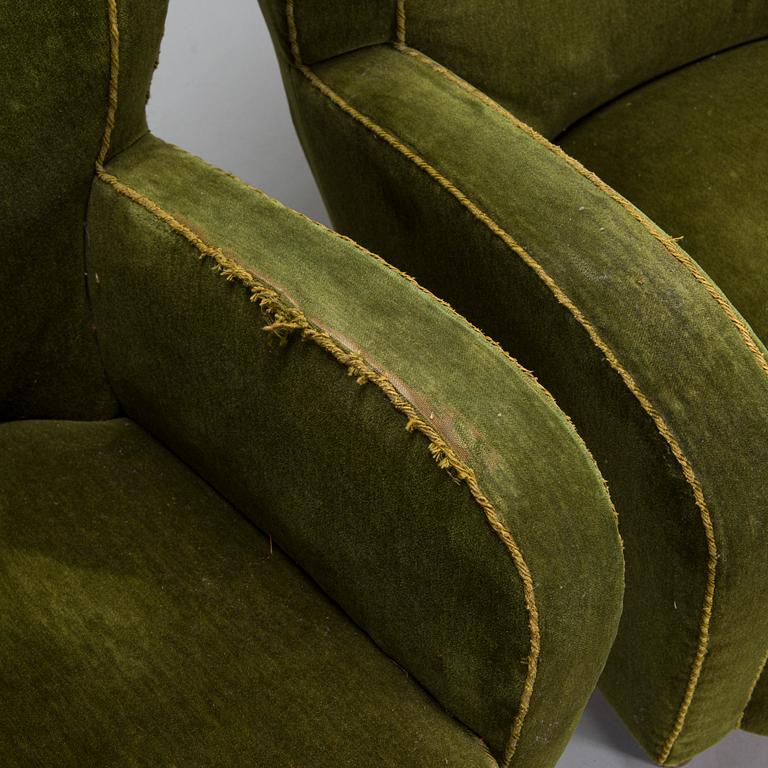 Fåtöljer, ett par, 1900-talets mitt.