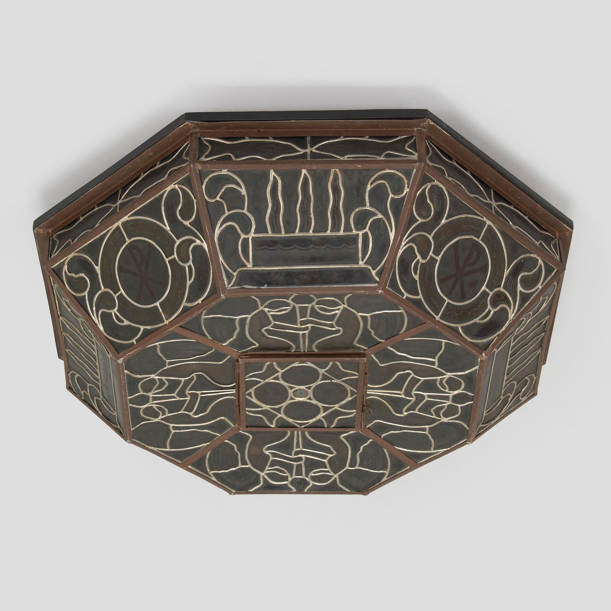 Fritz Hilbert, taklampa, 1930-tal.