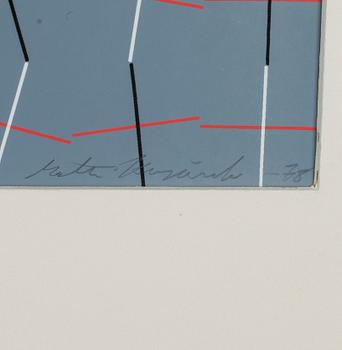 MATTI KUJASALO, serigrafi, signerad och daterad -78.
